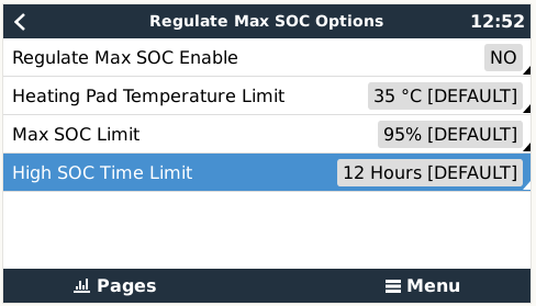 Battery Parameter